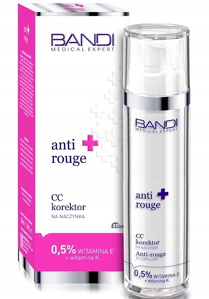 BANDI ANTI ROUGE KOREKTOR CC NA NACZYNKA 50 ML