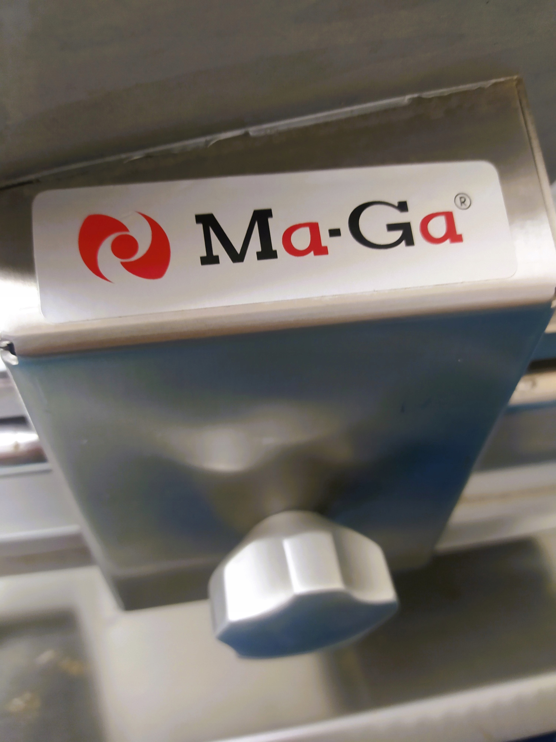 KRAJALNICA MA-GA 110PT! DO SERA I WĘDLIN! NIEBIESKI WZÓR! SKLEPOWA! TEFLON! Model 110pT CE