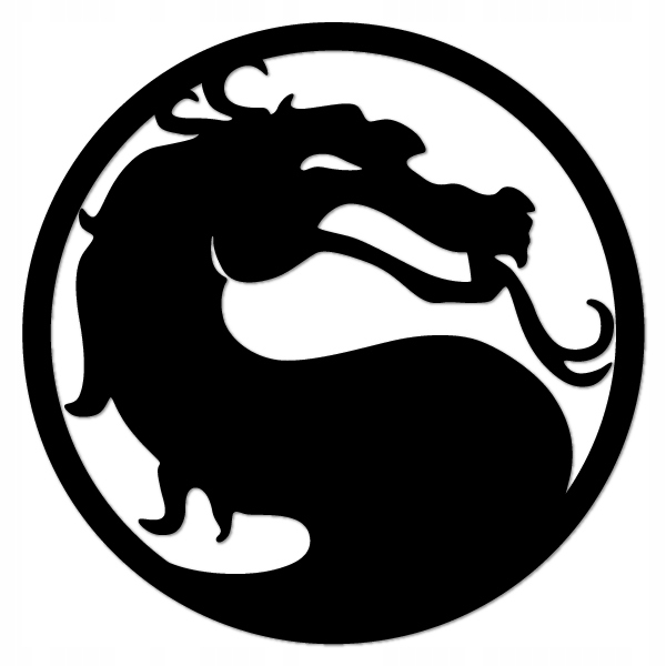 

Mortal Kombat 1 Naklejka gra retro games 10 cm