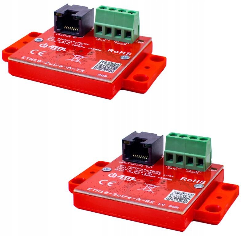 Zestaw konwerterów Atte ETH10-2wire-A-SET