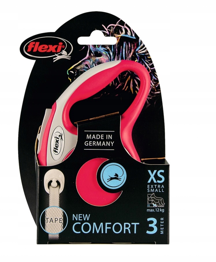 

Flexi New Comfort Smycz Xs dla Psa taśma 3m 12kg