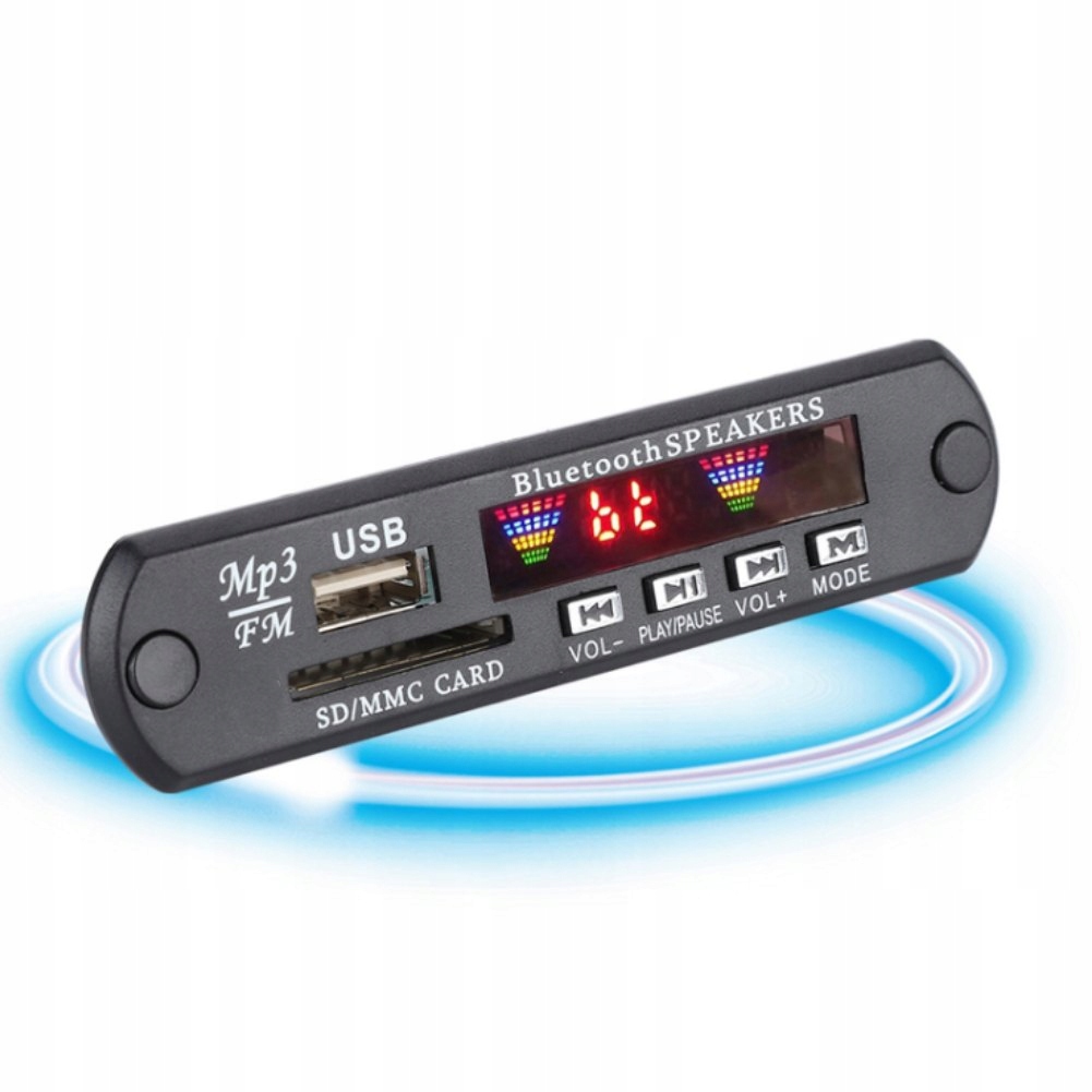 MODUŁ ODTWARZACZ BLUETOOTH PILOT MP3 AUX RADIO USB Model XD07152