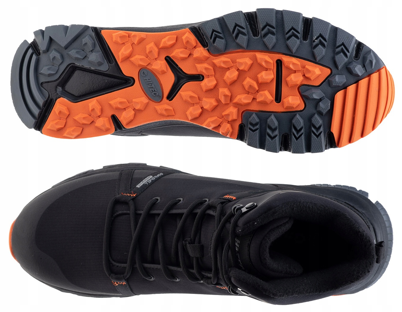 Buty Hi-Tec Himba Softshell, wodoodporne, czarne | Rozmiar 44 Kolor czarny