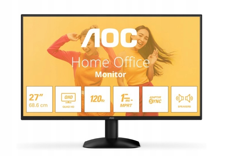 Aoc Monitor Q27B35S3 27 palců Ips 120 Hz Hdmi Dp