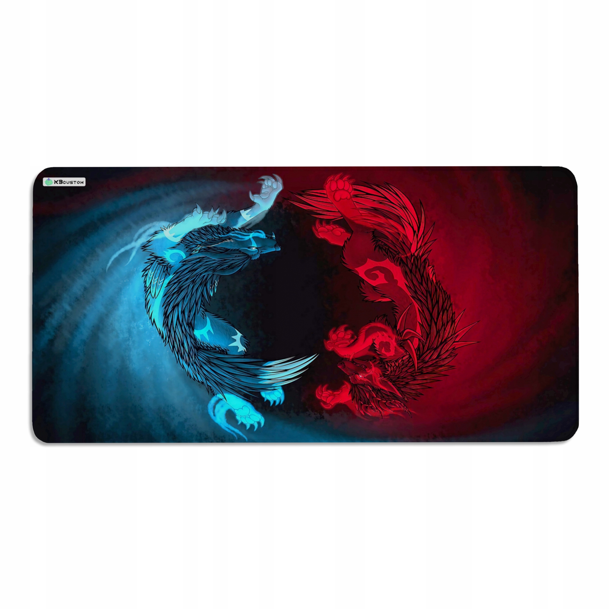 Duża Podkładka Mata Pod Myszkę Mysz 120x60cm XXXL KBcustom Biurko Dragon 84