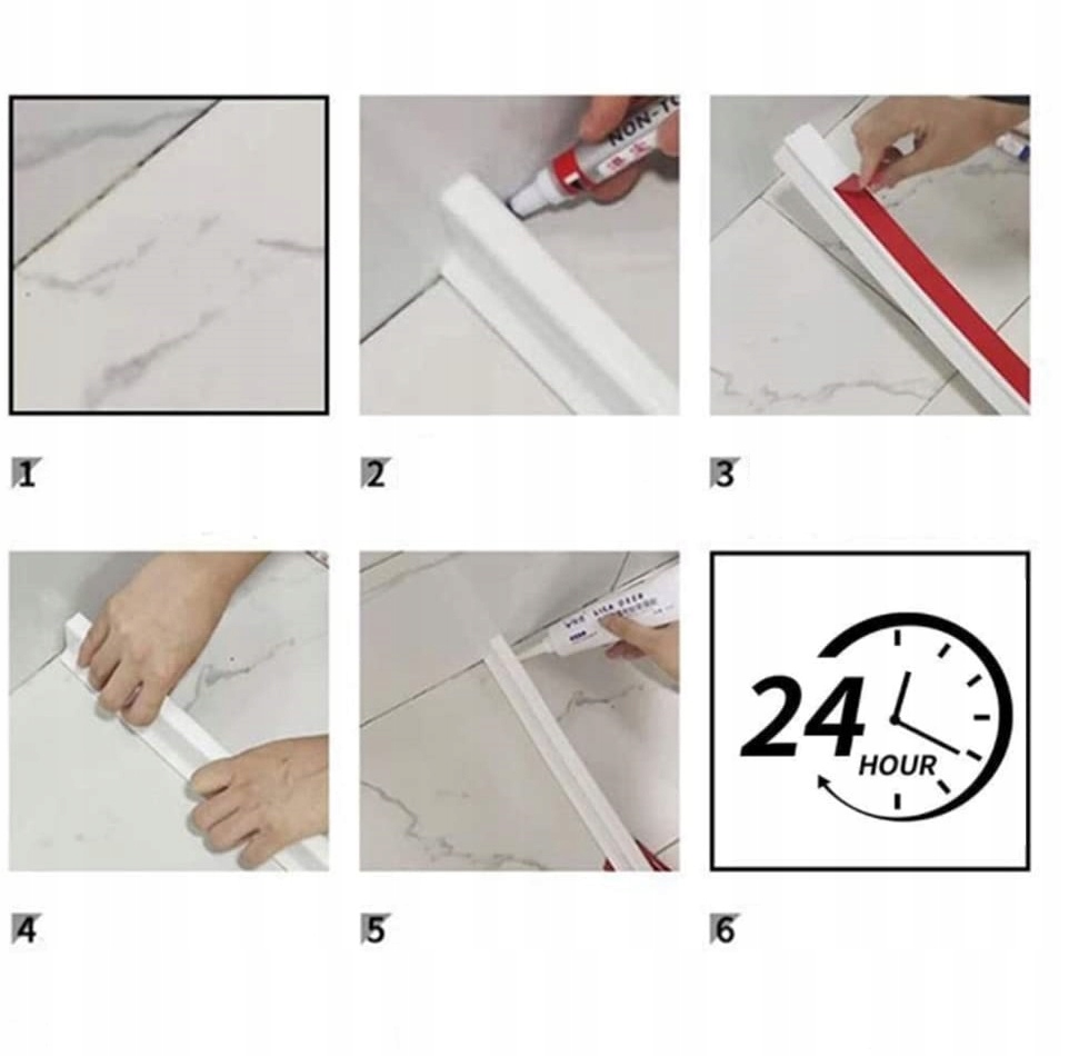 USZCZELKA BARIERA WODNA PRÓG PRYSZNICOWY ŁAZIENKA EAN (GTIN) 0191491409981