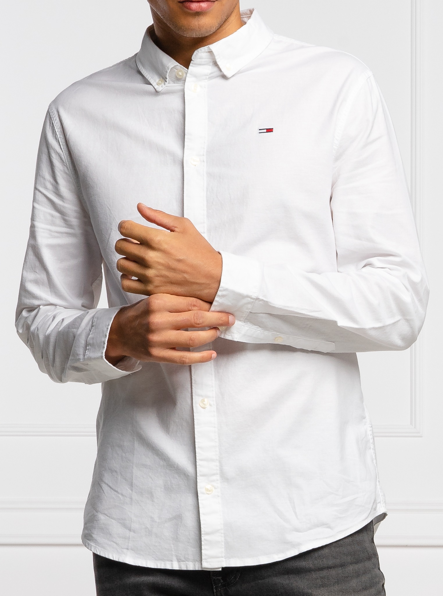 TOMMY HILFIGER KOSZULA MĘSKA SLIM FIT 40 / S Kod producenta DM0DM09594