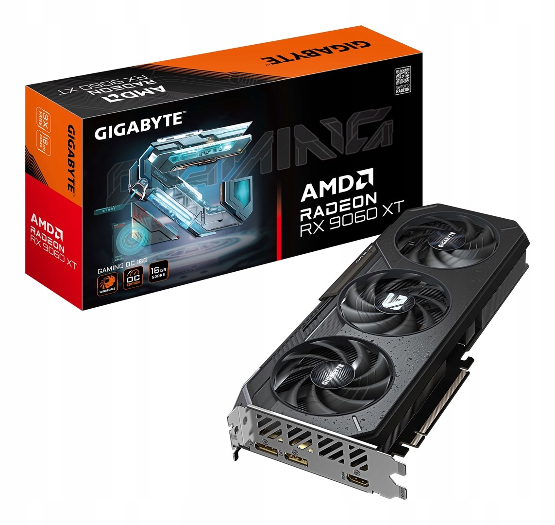 Karta graficzna Gigabyte Rx 9060 Xt Gaming Oc 16 Gb