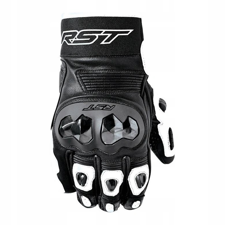 Krátke rukavice Rst Freestyle 3 D3O Black/white čierna biela Darčeky