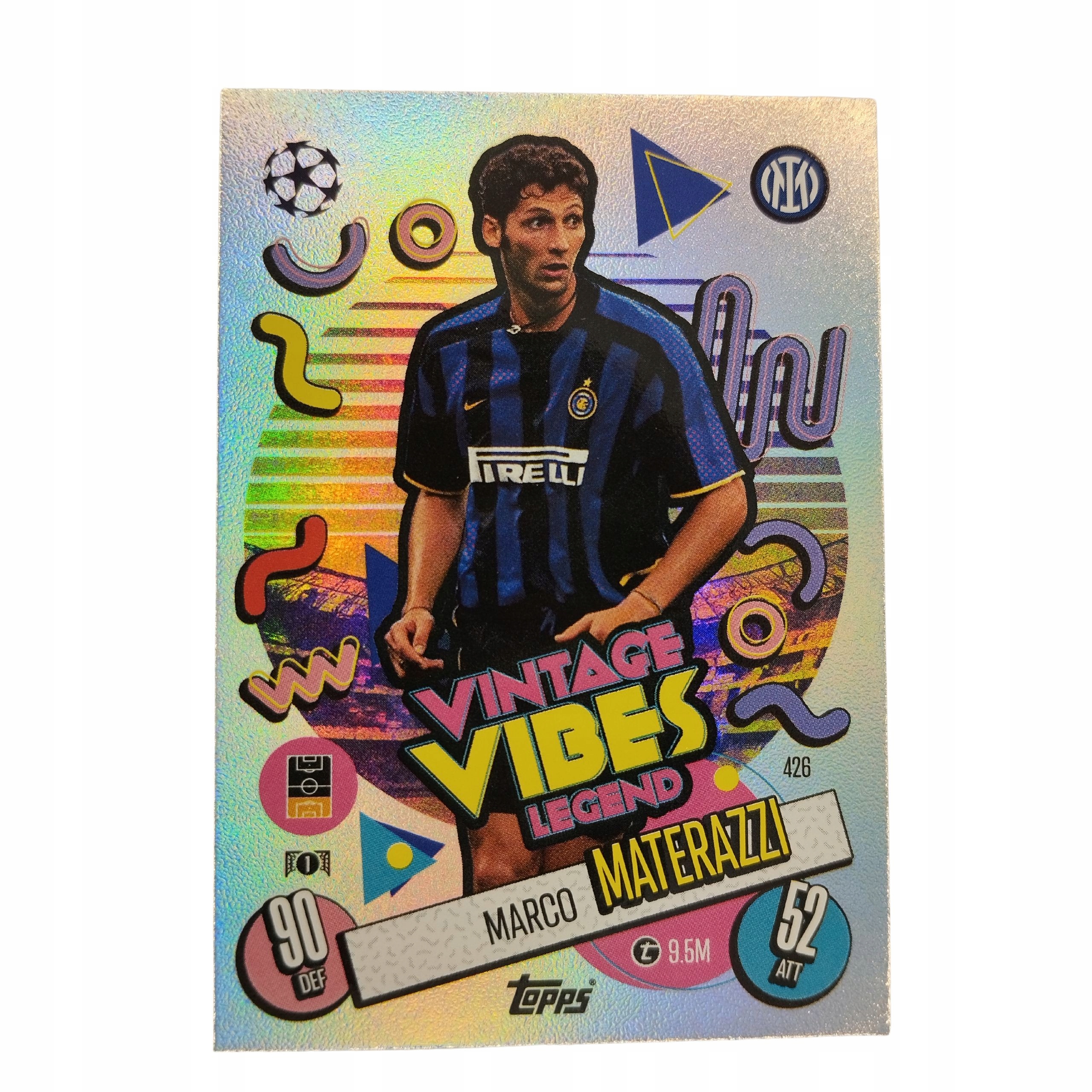 KARTY MATCH ATTAX 2025 TOPPS VINTAGE VIBES LEGEND 426 MATERAZZI