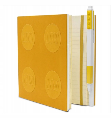 LEGO 52441 NOTATNIK ZESZYT Z DŁUGOPISEM ŻÓŁTY Numer produktu 51523