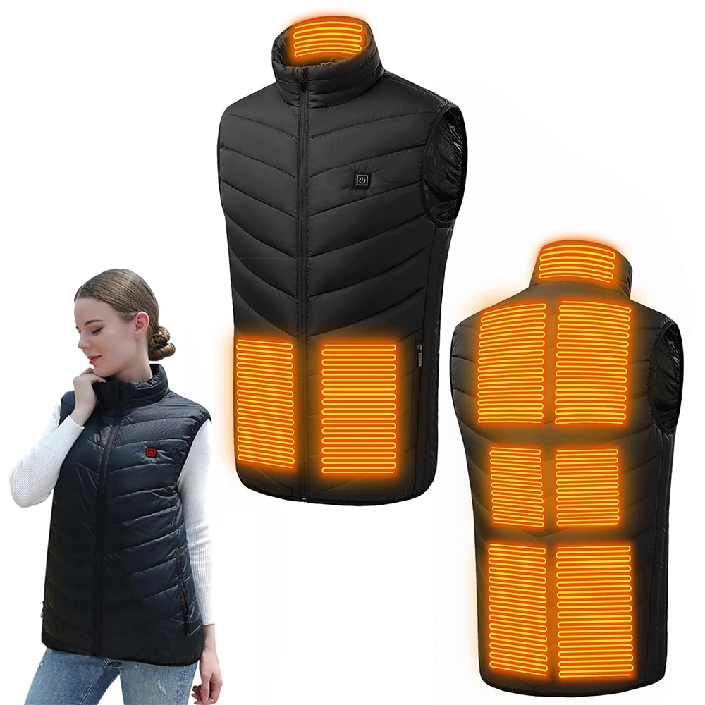 Vyhřívaná Elektrická Vesta Unisex 3XL Vyhřívaná Na Zimu