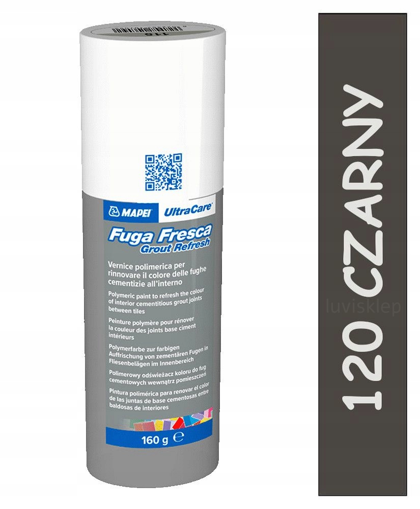 

Fuga Fresca odświeżacz renowator Mapei 120 Czarny