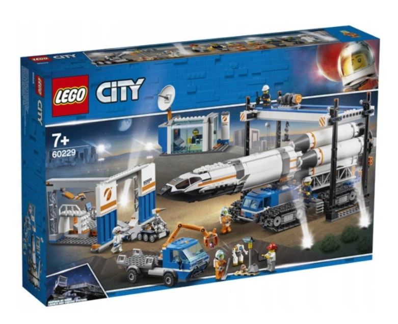 

Lego City 60229 Transport i montaż rakiety kosmos