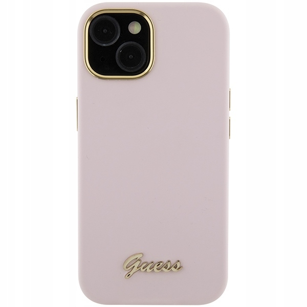 Pouzdro Guess pro iPhone 15, obal Silikonový kryt na zadní stranu zadní kryt pouzdra