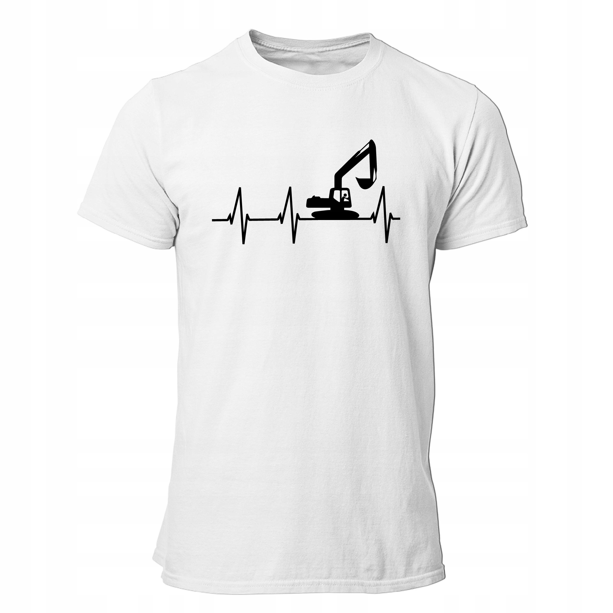 

Tshirt Operator Koparki Koszulka Koparka Linia Ekg