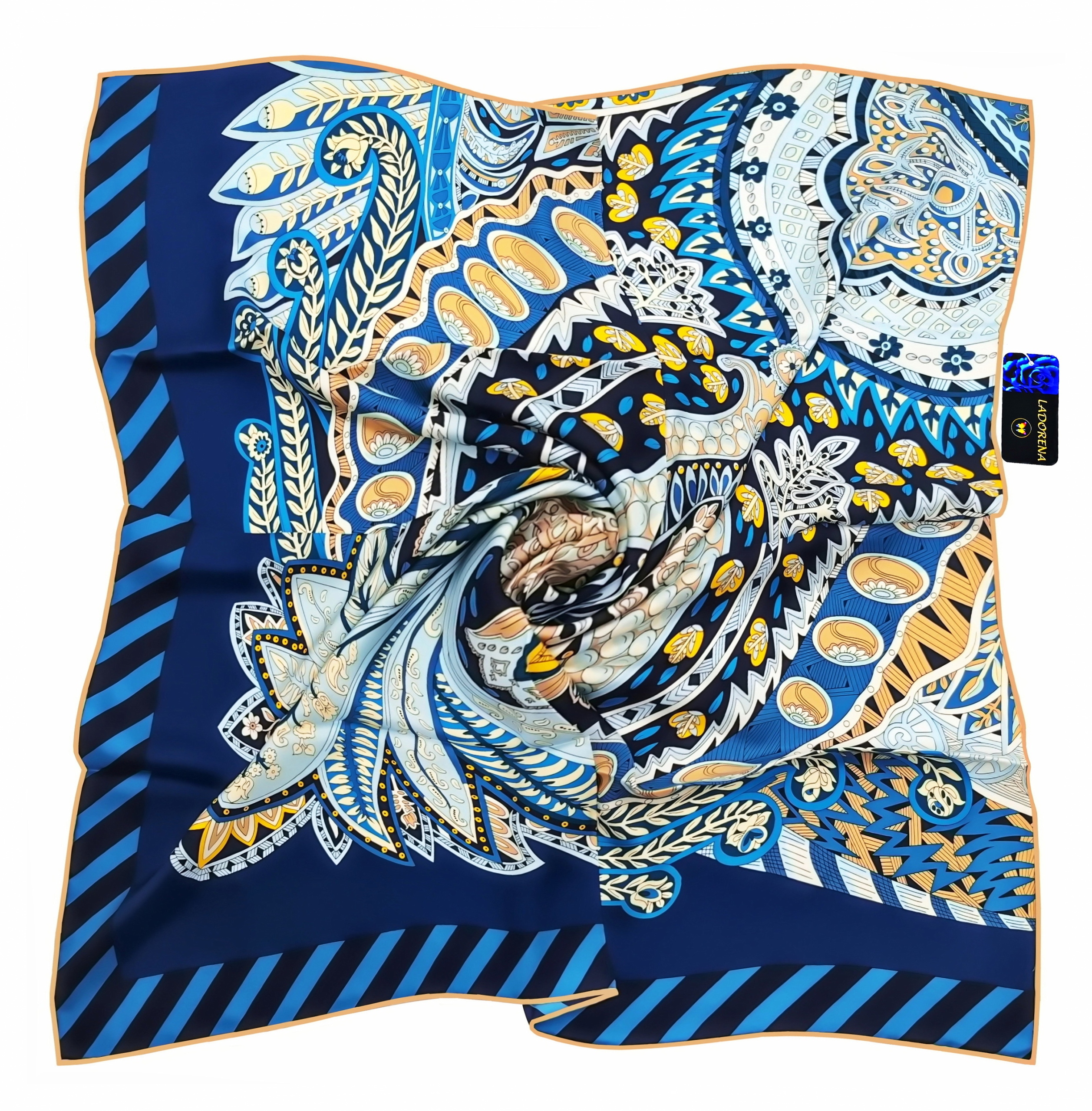 Hedvábný Šátek 100% Hedvábí Přírodní Morušová Kvalita Prémiová Značka+