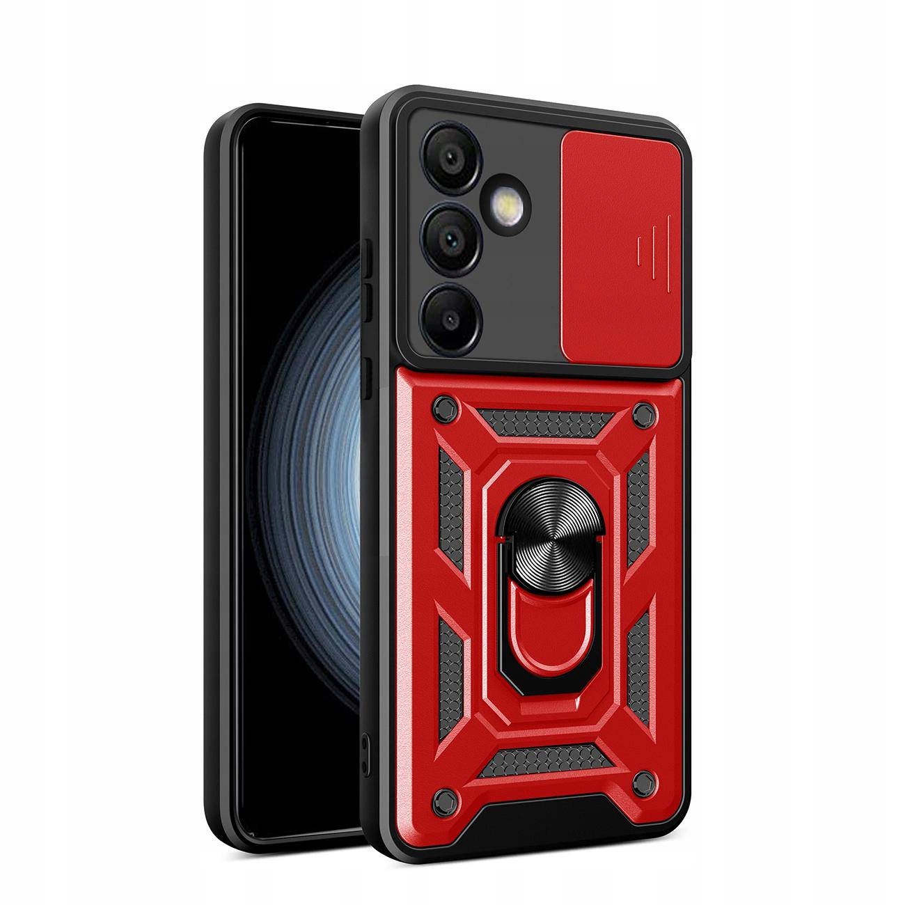 Hybrid Armor Camshield etui do Samsung Galaxy A26 Red