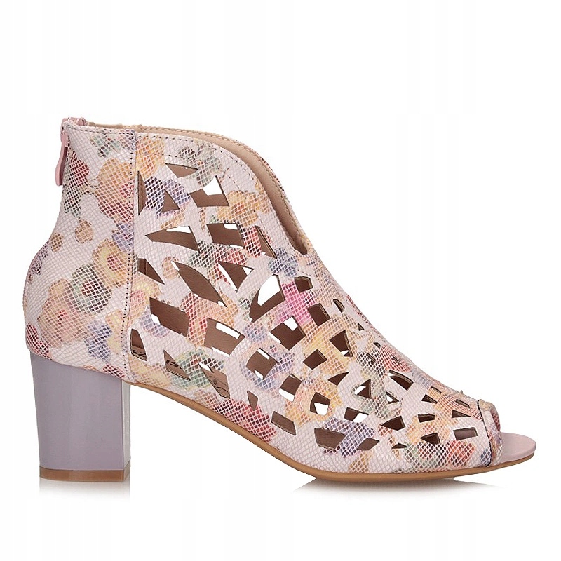 Jarní barevné dámské kotníkové boty M. Daszyński MR1954-15