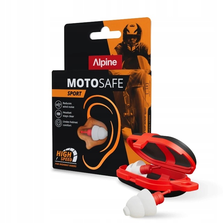 Zatyczki motocyklowe Alpine MotoSafe Race