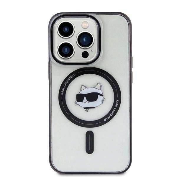Pouzdro Karl Lagerfeld Iml Choupette's Head pro Magsafe pro iPhone 15 Pro
