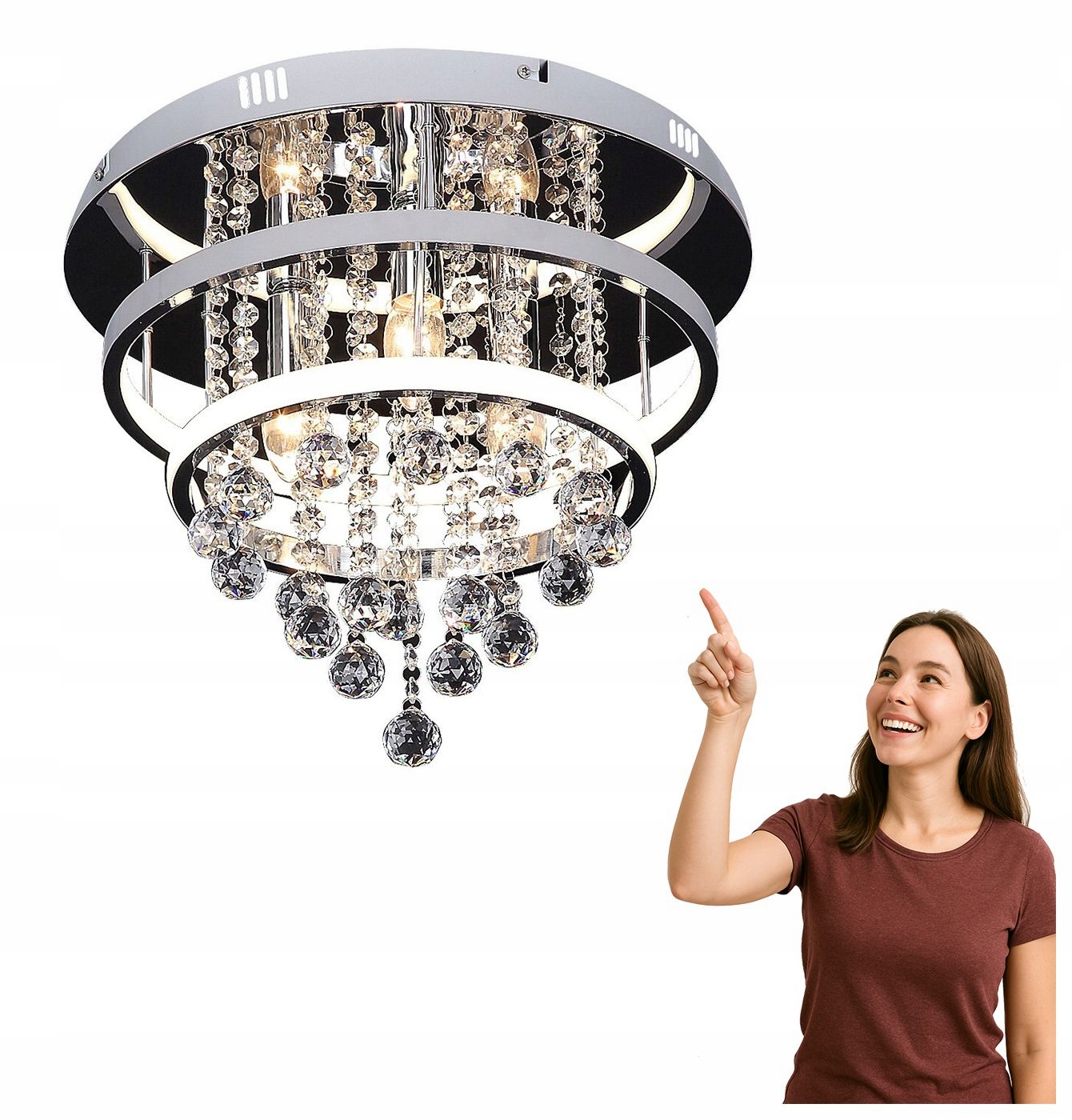 Led stropná lampa 32W Pallas 2237 Rabalux