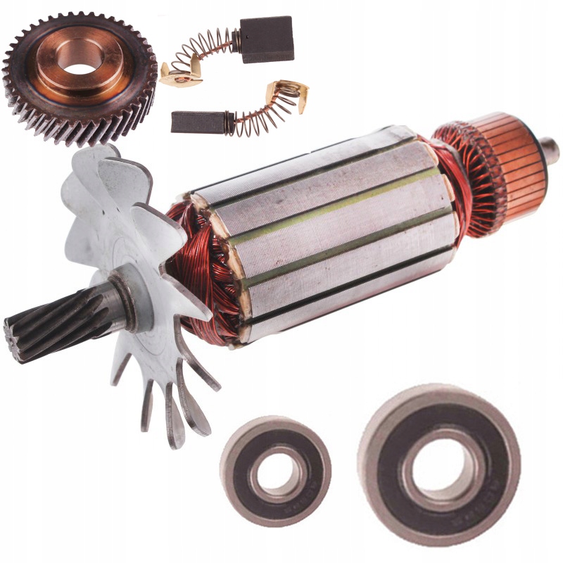 Rotor Makita 2414NB 2414B 518729-9 Kartáče