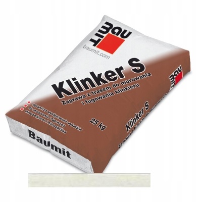 

Zaprawa Fuga do klinkieru Baumit Jasno Szara 25kg