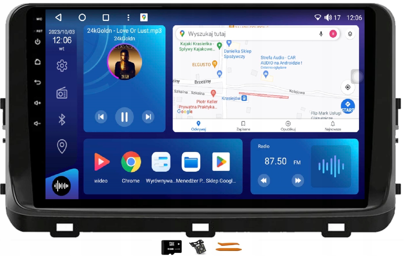 Rádio Android Navigácia Qled Carplay Lte Gps Dsp 256GB Kia Ceed 3 20-21