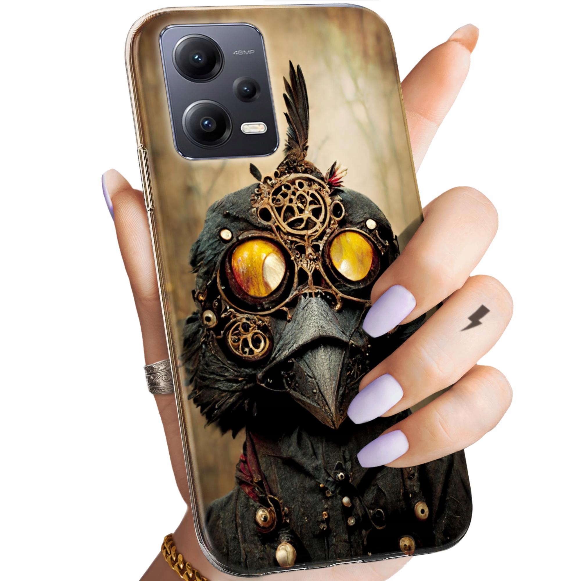 Etui Do Redmi Note 12 5G Poco X5 Steampunk Maszyny Laboratoria Case