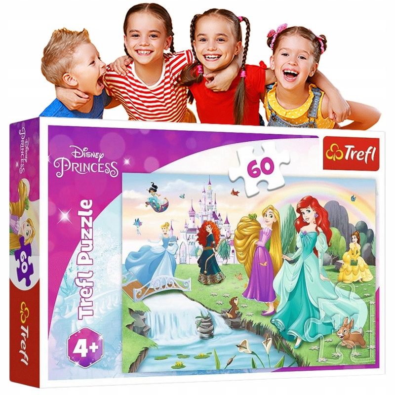 

Duże Puzzle dla Dzieci Poznaj Księżniczki Trefl