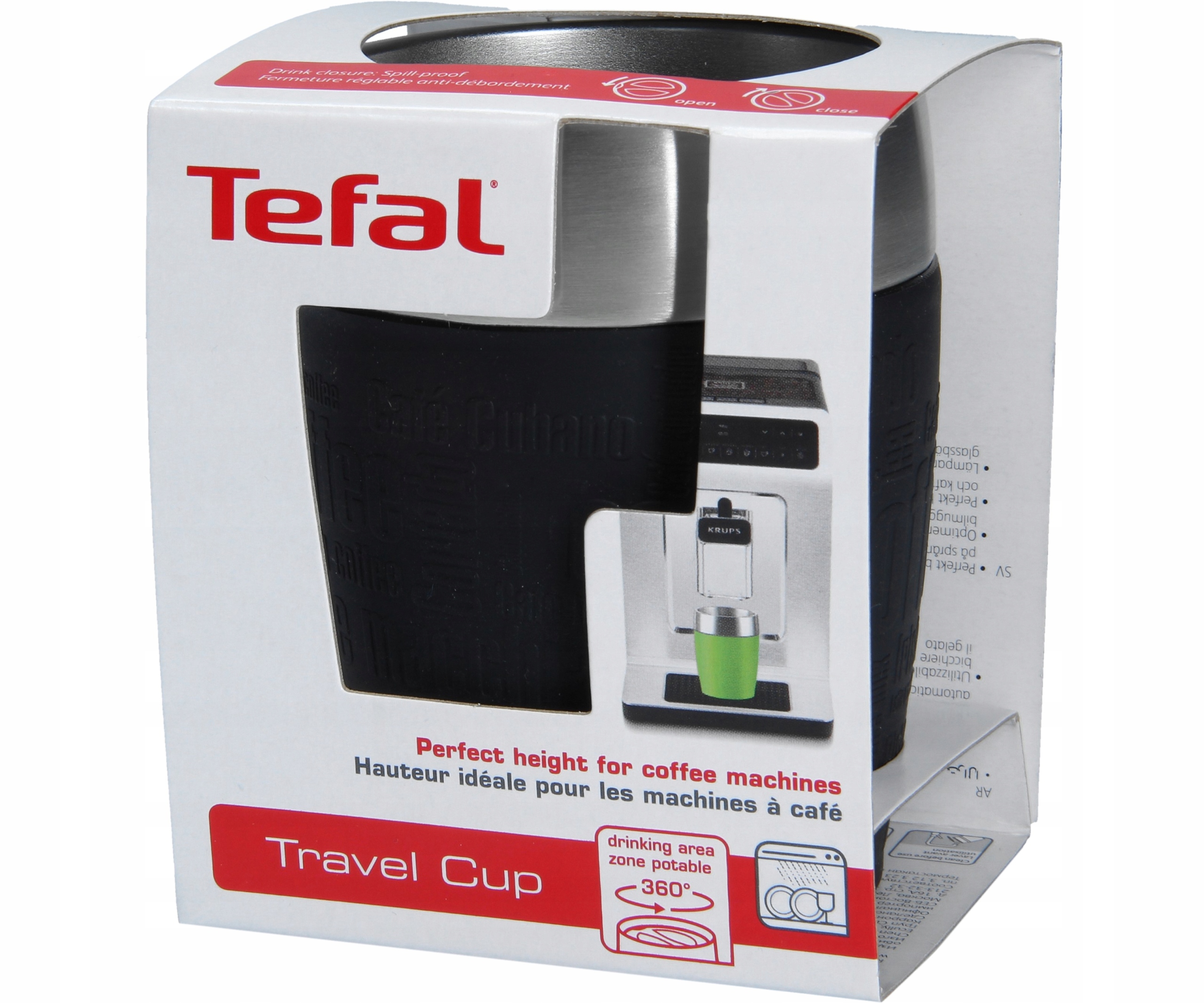 

Kubek termiczny Tefal K3081314 200ml czarny