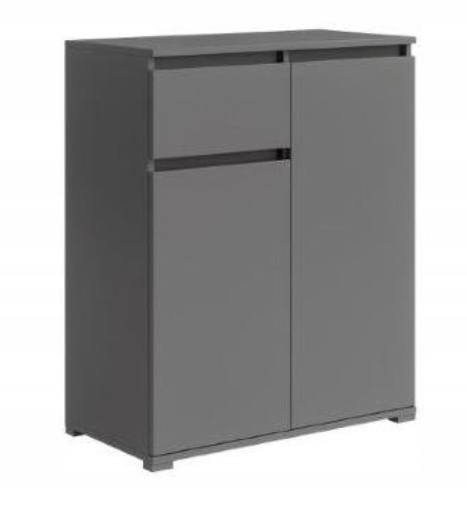 

Komoda szara Mat mała 80 cm Leti II