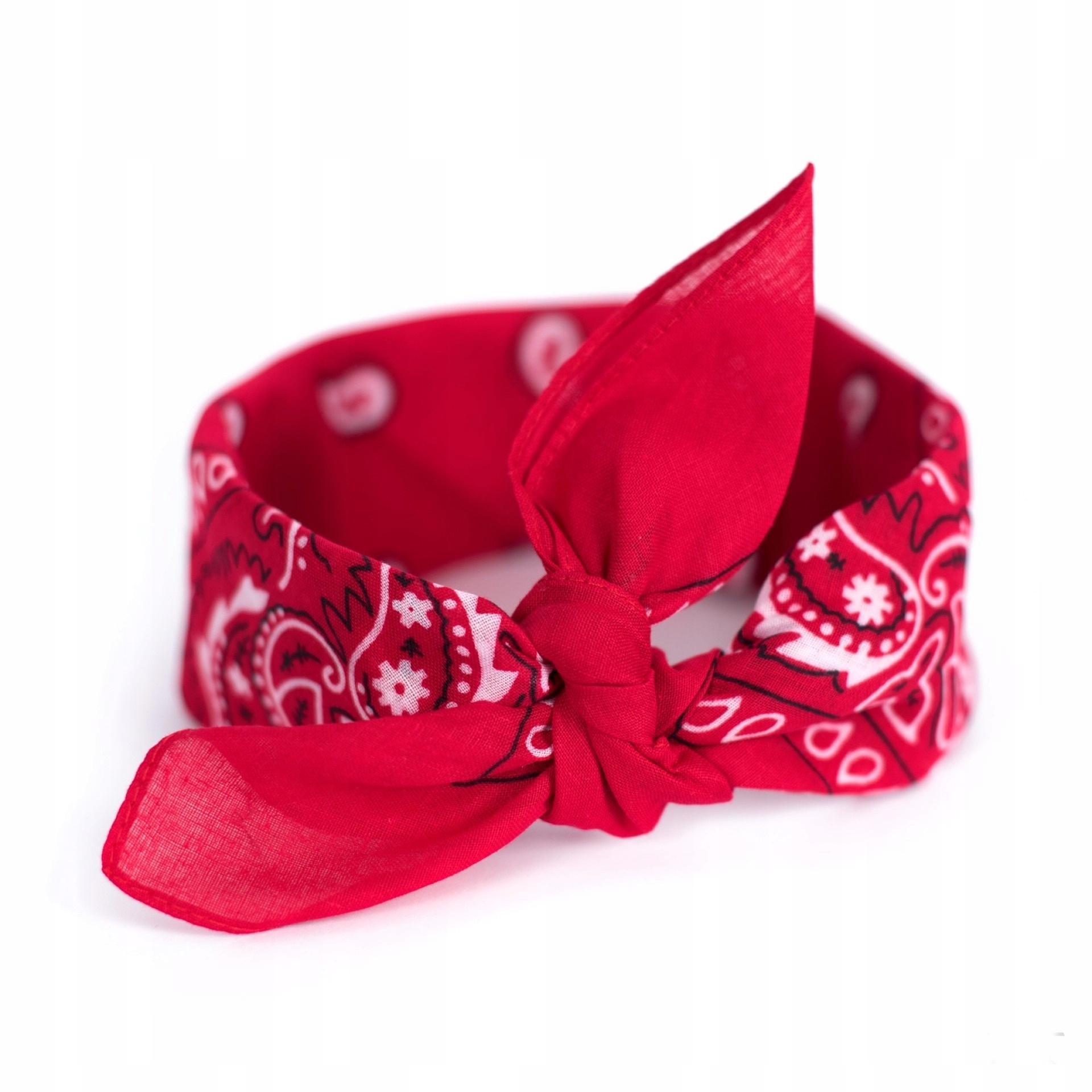 

Bandana Bawełniana Chustka Chusta Czerwona Klasyk