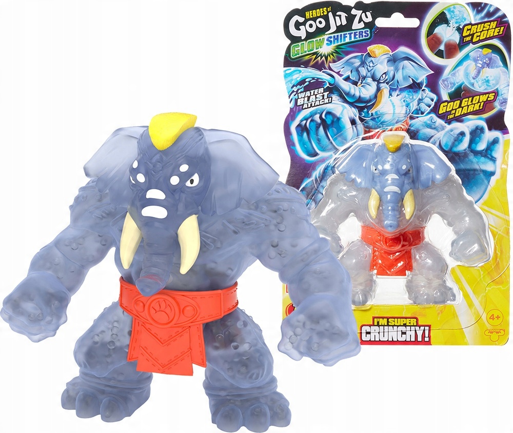 

Goo Jit Zu Glow Shifters Gigatusk Świeci Przemiana