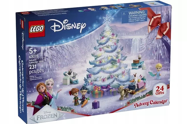 Lego Disney Ledové království Adventní kalendář na rok 2025, 43273