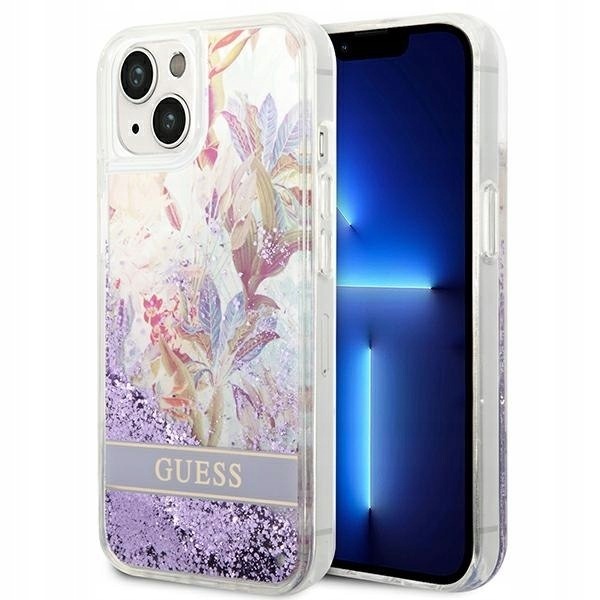 Guess GUHCP14MLFLSU iPhone 14 Plus 15 Plus 6.7" fioletowy/purple har