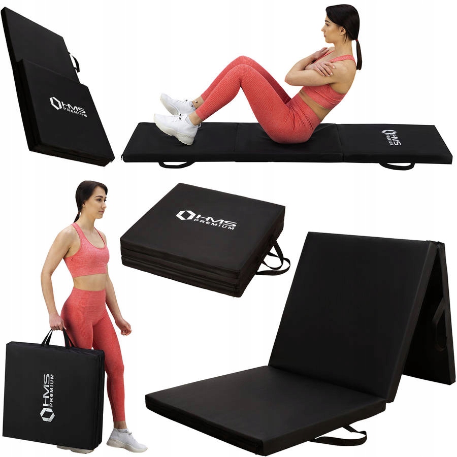 Hms Matrace Skládací Podložka Na Cvičení Fitness 180x60x5 cm