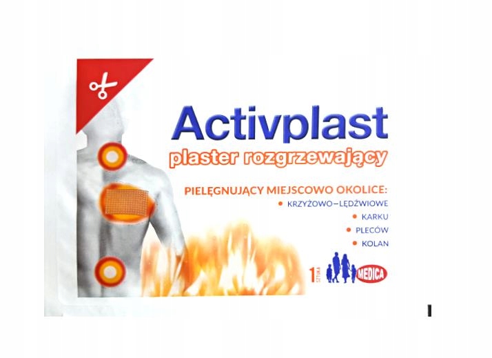 ACTIVPLAST Plaster Rozgrzewający 10szt PROMO