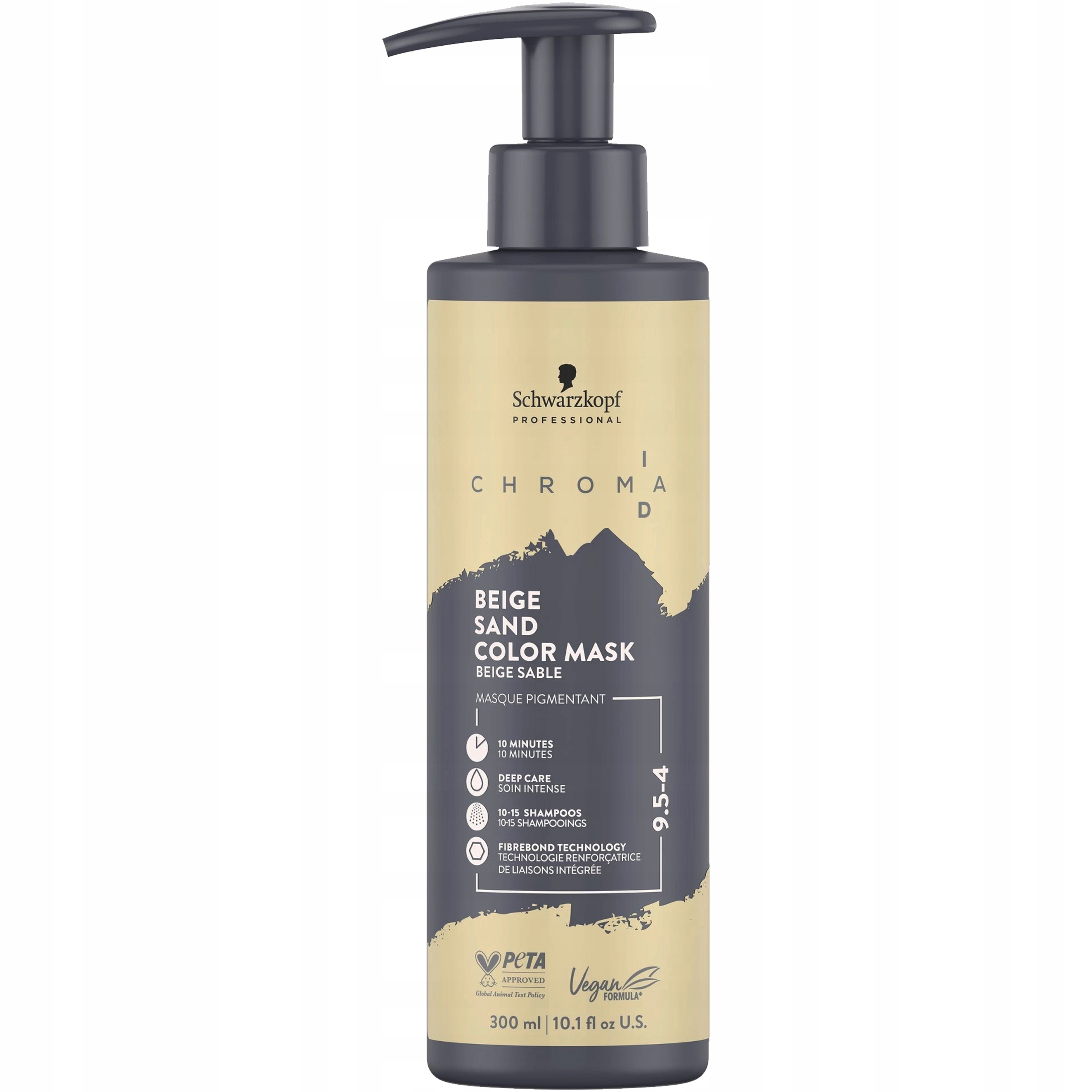 Maska Koloryzująca do włosów Schwarzkopf Chroma ID 9.5-4 300ml Beige Sand