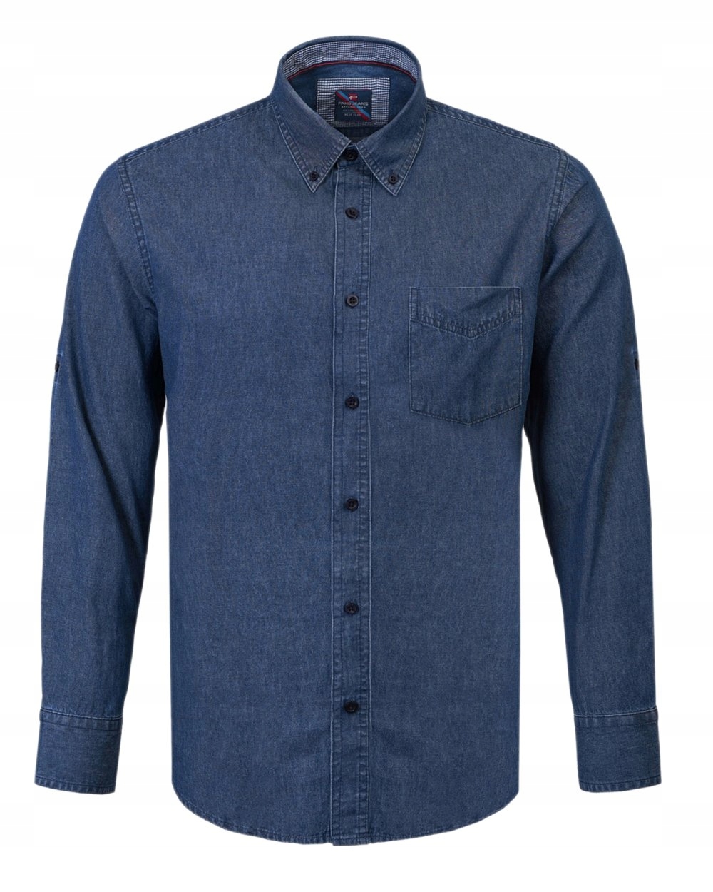 Sportovní bavlněná pánská košile Pako Jeans Džínová L