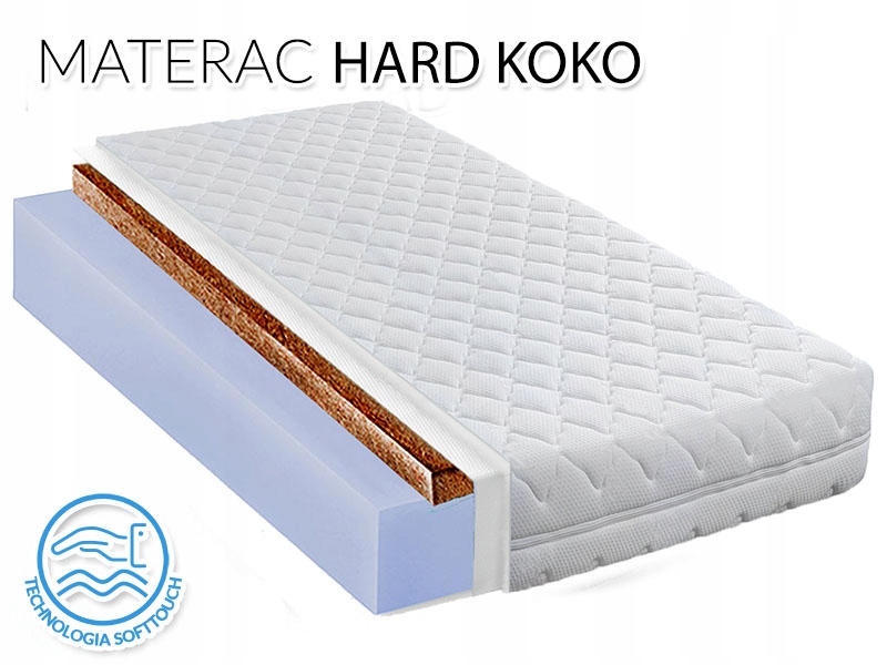 

100X200 Polski Materac Piankowy Z Kokosem H4 11CM
