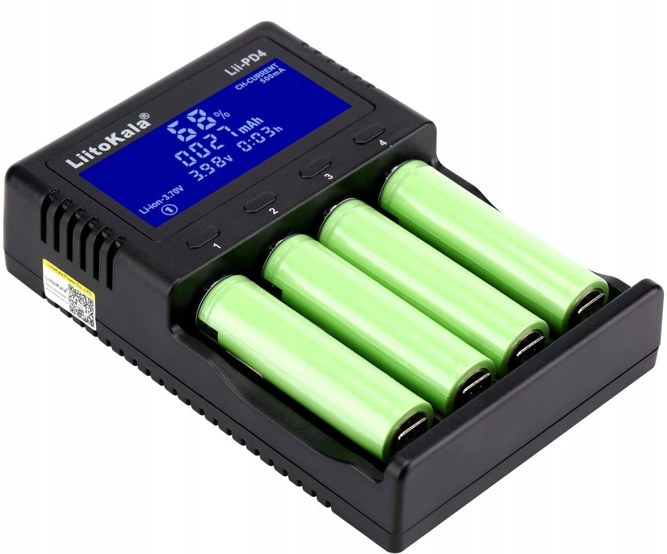 Ładowarka akumulatorów LiitoKala Lii-PD4 Li-Ion AA Kod producenta Lii-PD4