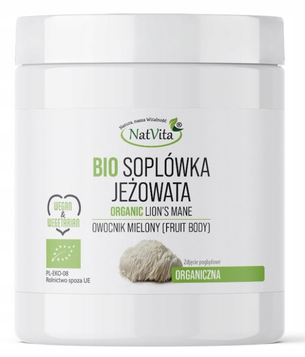 NatVita Bio Soplówka Jeżowata Lion's Mane 250g