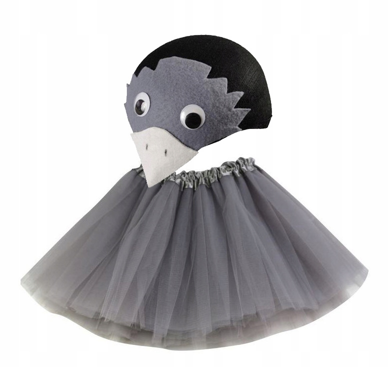 STRÓJ GOŁĄB PTASZEK CZAPKA + SPÓDNICZKA 10-16 LAT