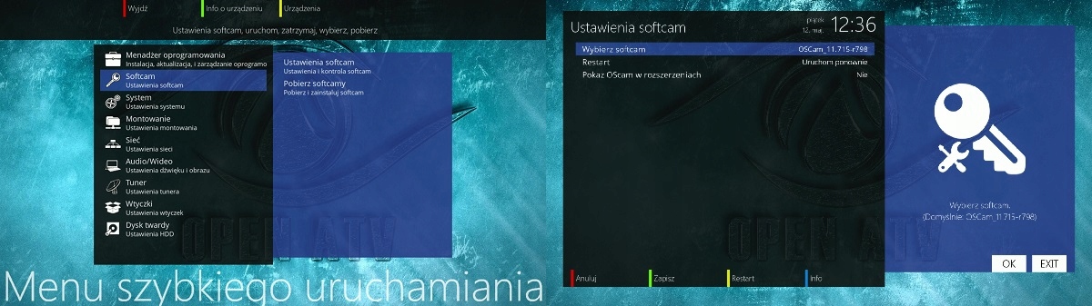 Tuner Ustym 4K PRO COMBO SAT + DVB-T2 Linux Enigma2 OpenATV CCCAM OSCAM PL Transmisja HD SD