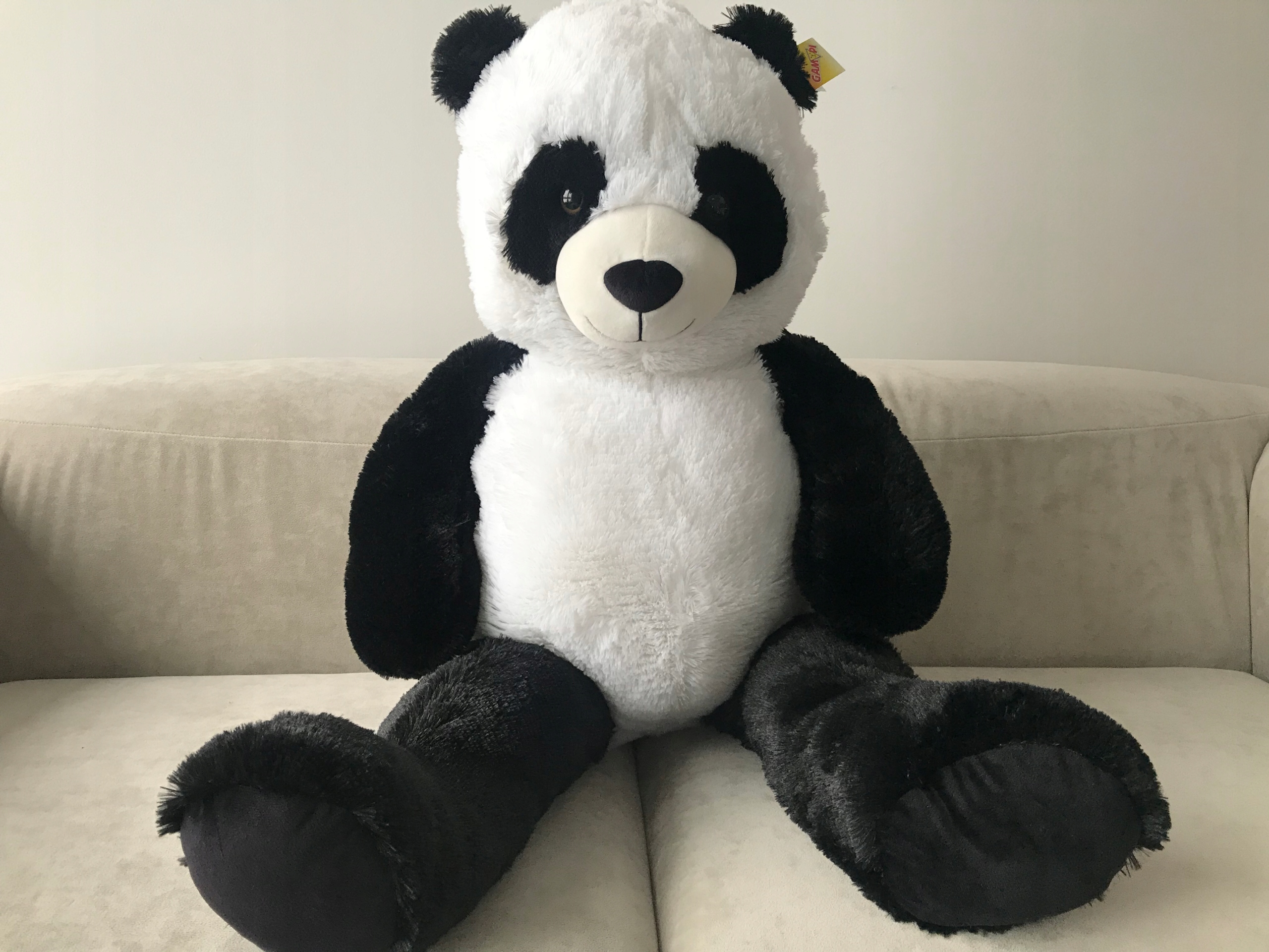 БОЛЬШОЙ, БОЛЬШОЙ ПЛЮШЕВЫЙ МЕДВЕДЬ ГИГАНТ ПАНДА 100СМ