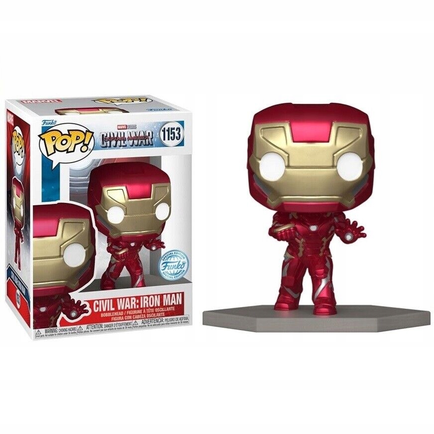 Funko Pop! Captain America CIVIL War Iron Man Exclusive (1153)