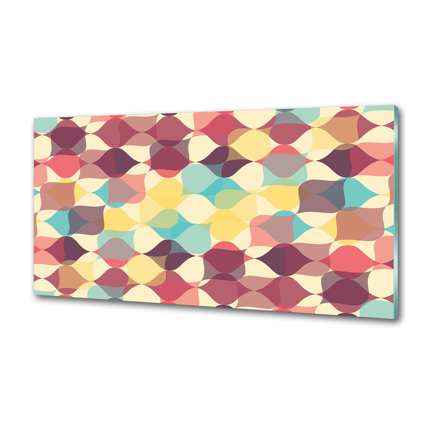 Panel do kuchyne Geometrické pozadie 100 x 50 cm Lepidlo