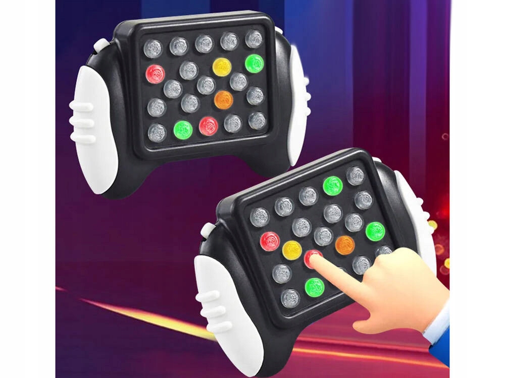 Memory elektroniczna gra pamięciowa zapamiętywanie światła GR0628 Materiał karton plastik